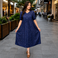 blue dress
