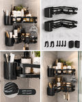 Étagères de Douche Inoxydables – Set de 2